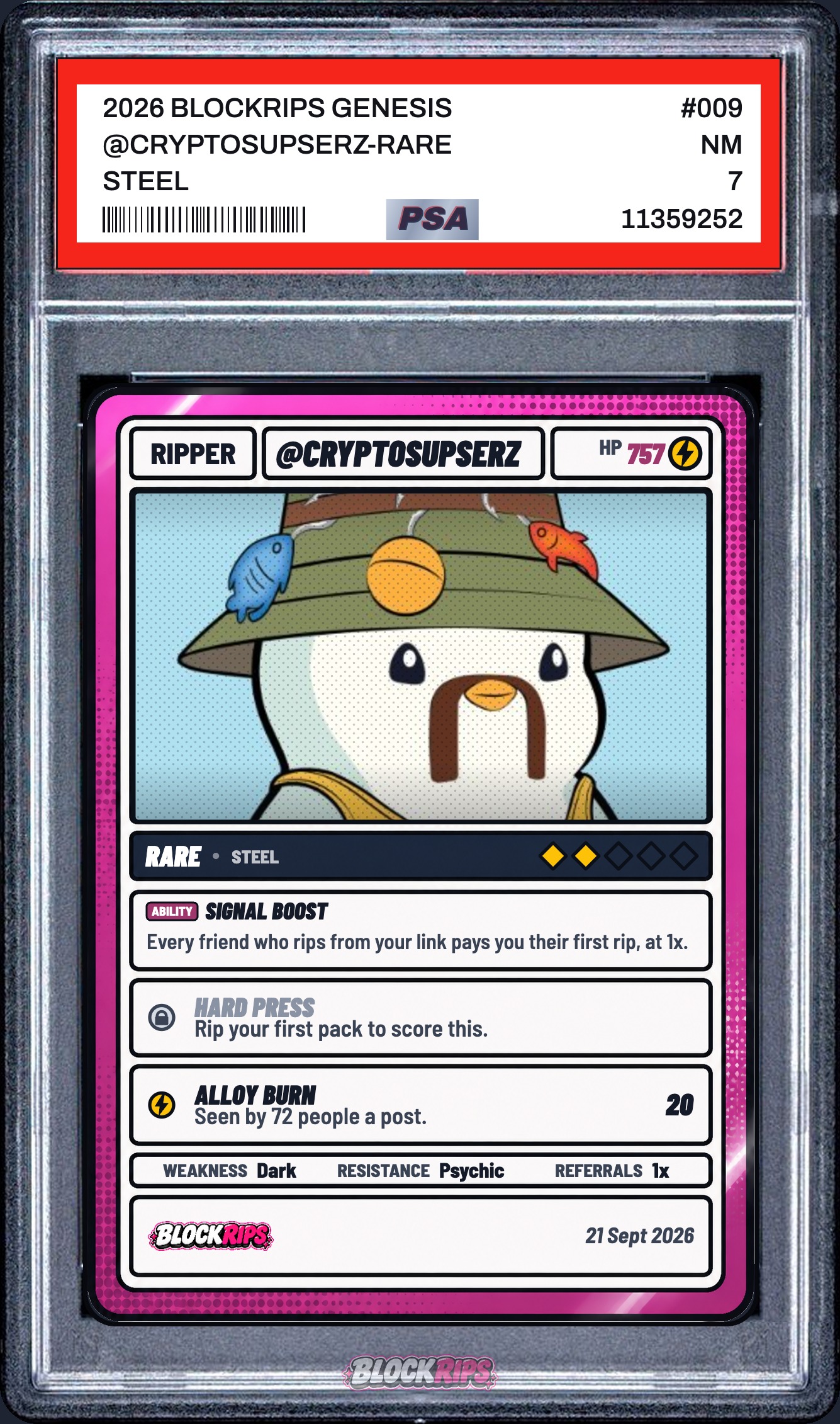 @cryptosupserz — Grail, 5/5 on BlockRips