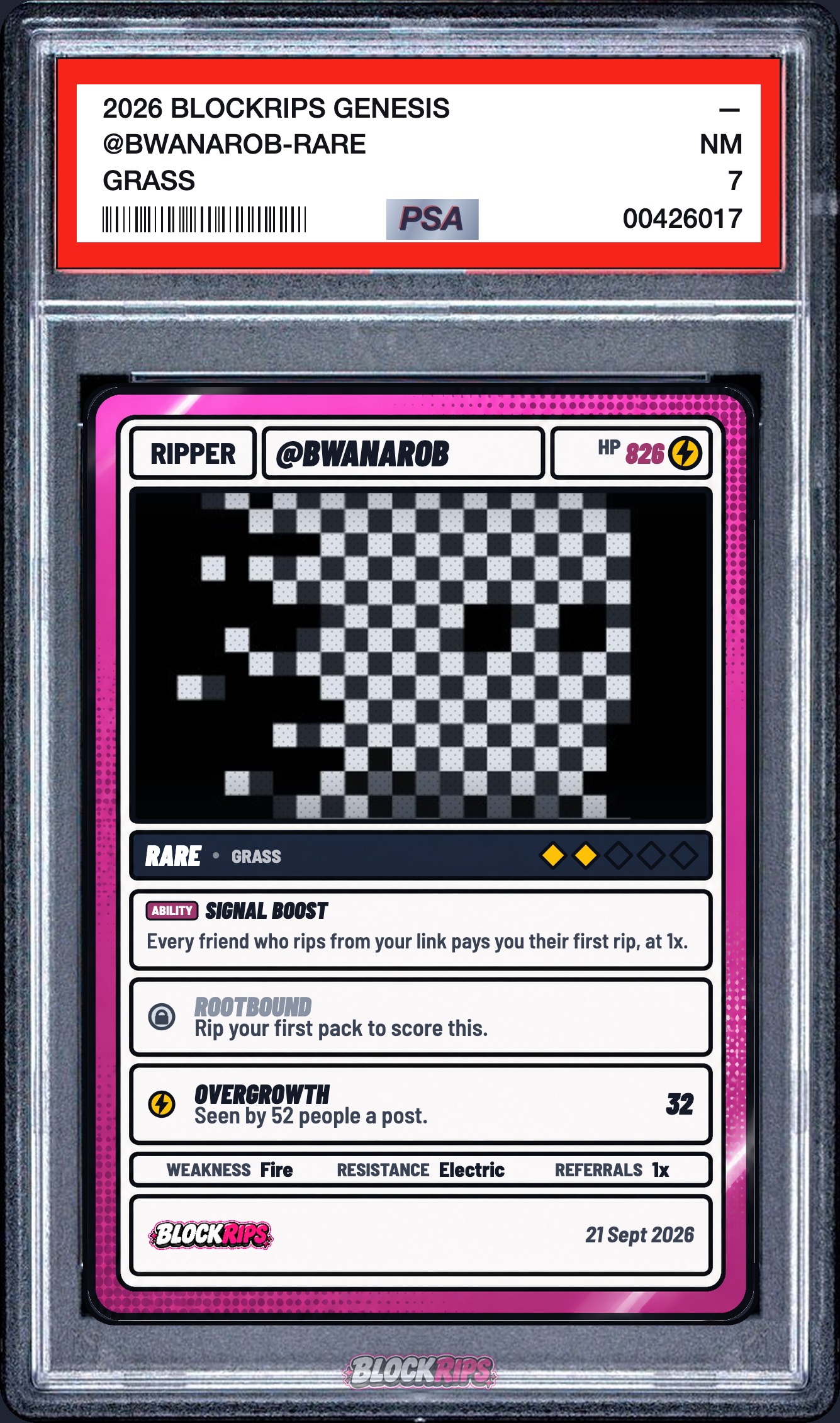 @bwanarob — Rare, 2/5 on BlockRips